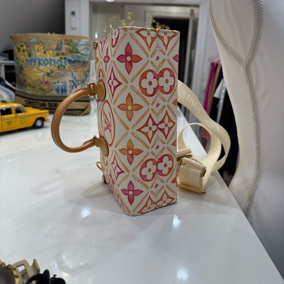 Louis Vuitton Pink and White Crossbody Bag - Picture 6 of 6